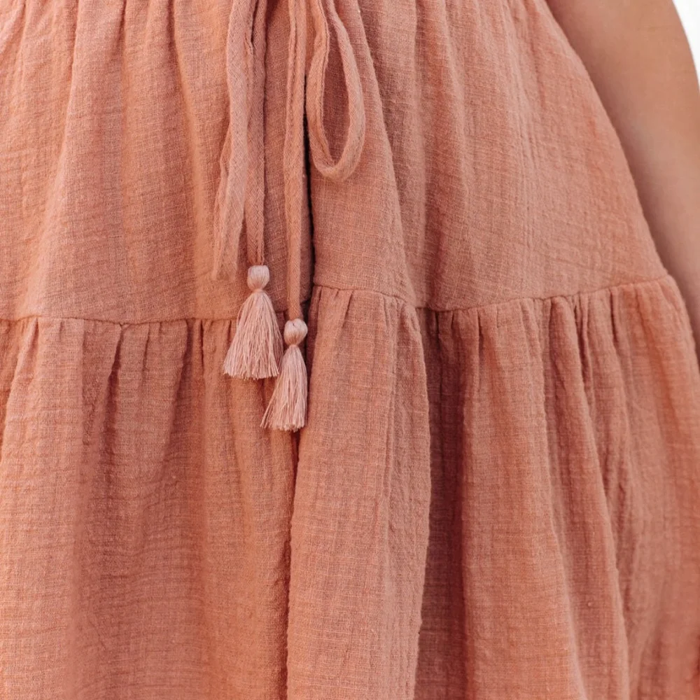 KELCIE COTTON BABYDOLL DRESS - Picture 3 of 5